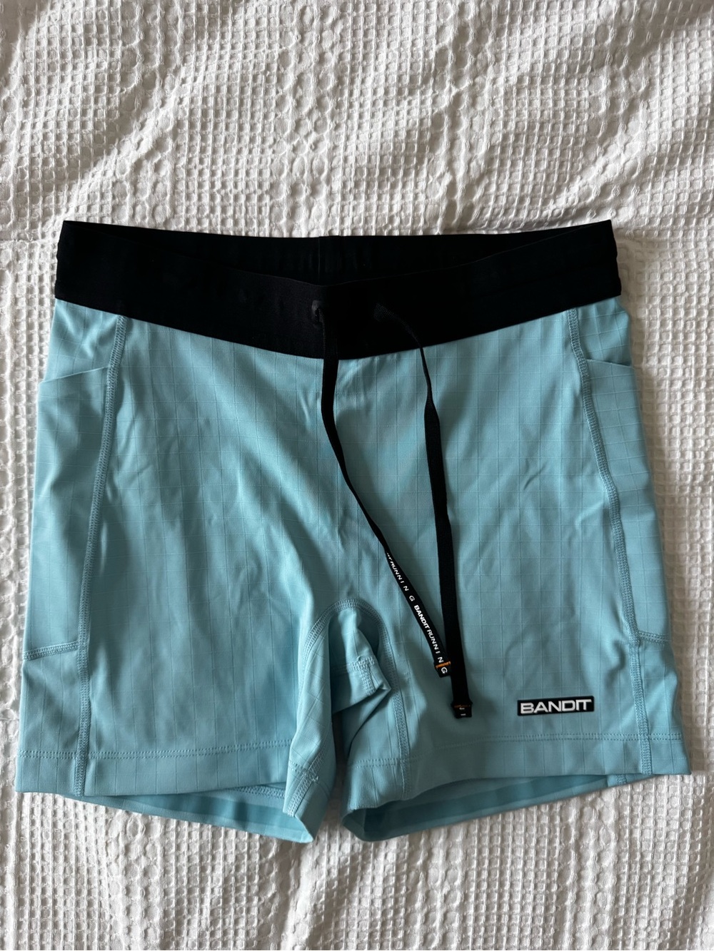 Bandit Running GRIDLOCK™ 5" COMPRESSION SHORT, WOMEN'S - VINTAGE BLUE